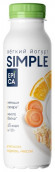 Питьевой йогурт EPICA Simple апельсин - морковь - мюсли 1.2%, 290 г