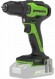 Аккумуляторная дрель-шуруповерт greenworks GD24DD35 0 коробка, без аккумулятора