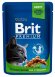 Корм для стерилизованных кошек Brit Premium беззерновой, с курицей 100 г (кусочки в соусе)