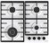 Газовая варочная панель Gorenje GW641EBX