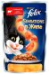 Корм для кошек Felix Sensations с говядиной и с томатами 85 г (кусочки в желе)