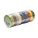 Набор изолент HAUPA ПВХ, цвет радужный 15ммх10 м, d 60 мм 10 штук 263820