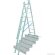 Трехсекционная универсальная лестница KRAUSE STABILO 3 х 10 перекладин с дополнительной функцией 133762