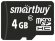 Карта памяти SmartBuy microSDHC Class 10 4GB + SD adapter